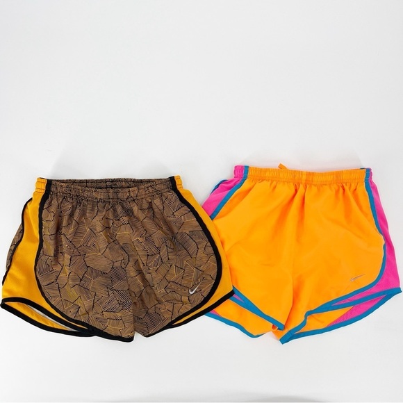 Nike Pants - Bundle of 2 Nike Dri-Fit Women's Running Shorts Size XS Neon